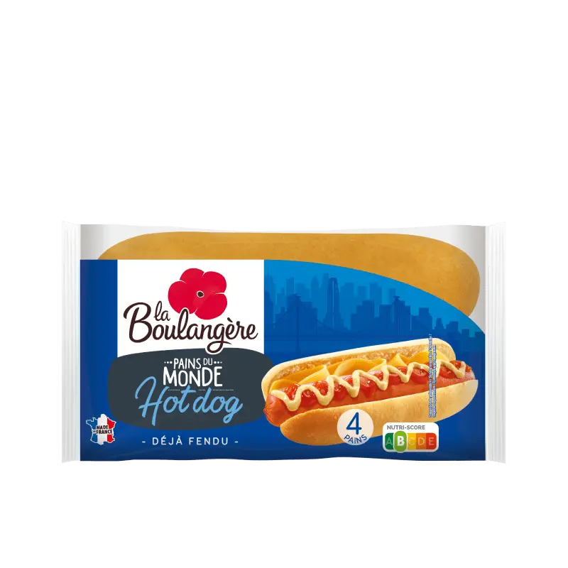 La Boulangere Pain Hot Dog 4pcs 250g