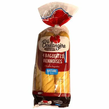 La Boulangere Long Baguetess 4pcs 300g