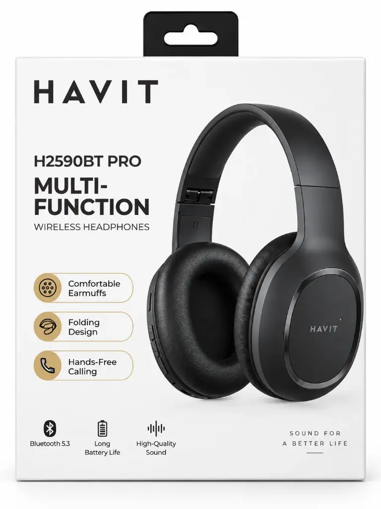 Havit Wireless Gaming Headphones H2590BT PRO blue 