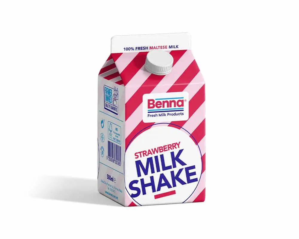 Milk Shake Strawberry 1L