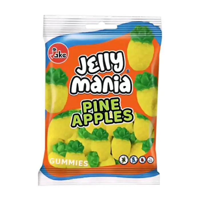 Jelly Mania Pineapples 100g