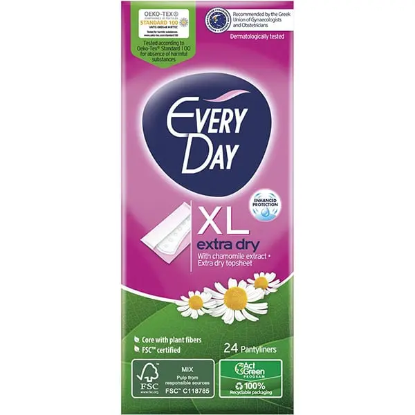 EveryDay Extra Dry XL Pantyliners 24pcs