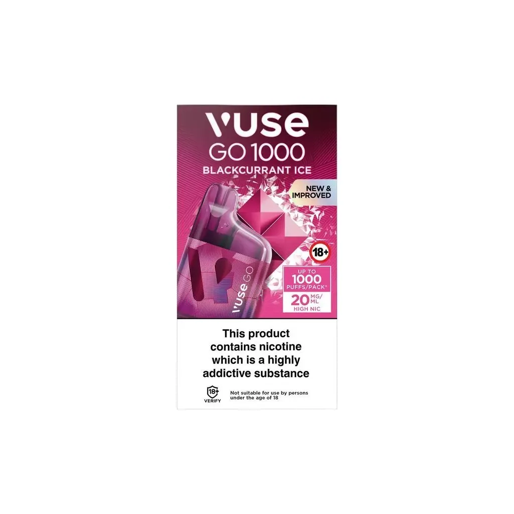 Vuse Go 1000 Box Blackcurrant Ice 20mg