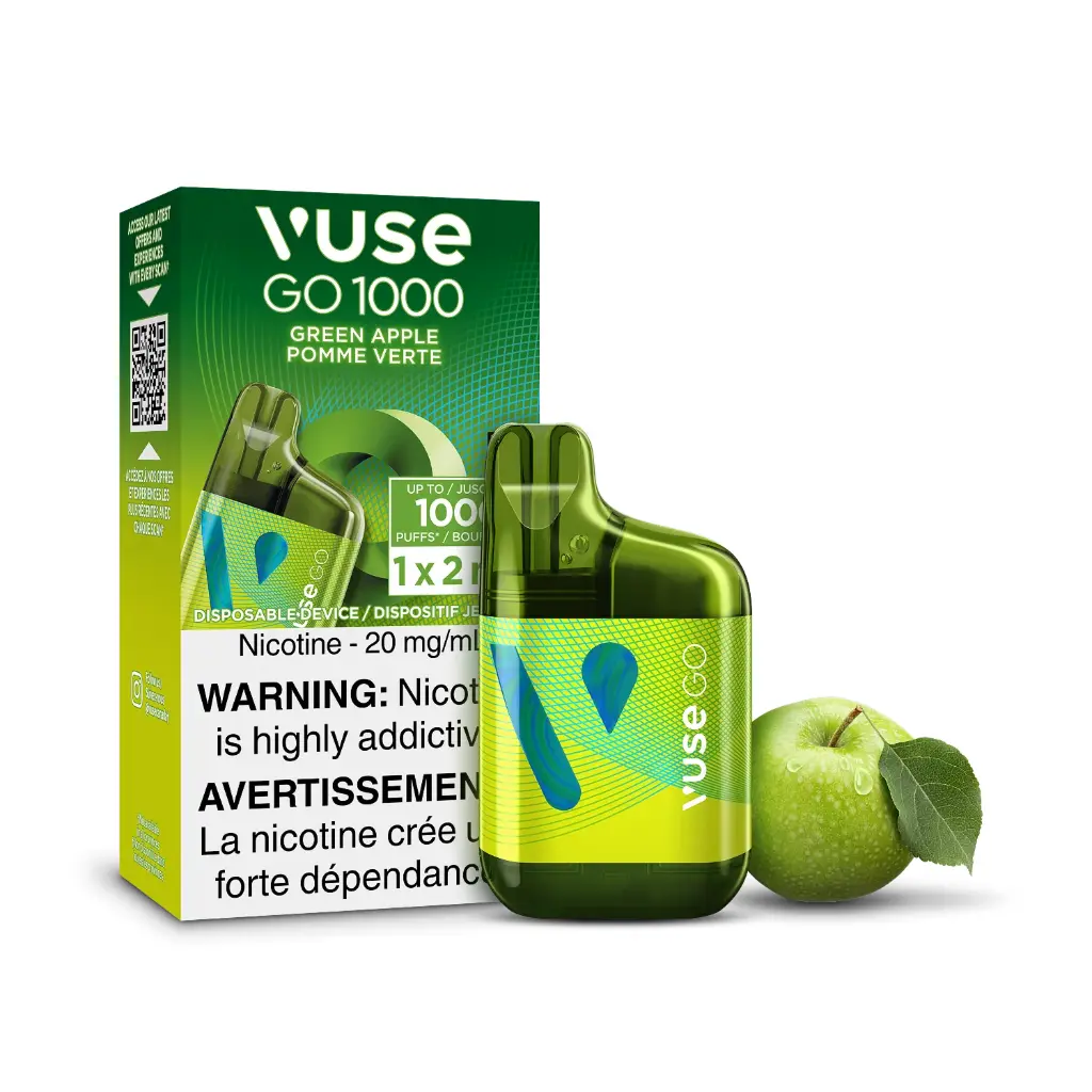 Vuse Go 1000 Box Green Apple Ice 20mg
