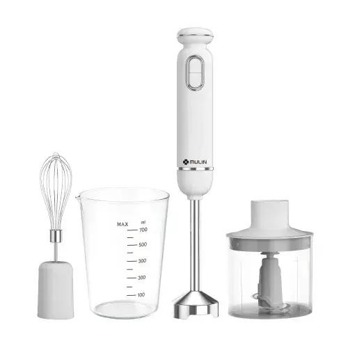 Mulin 2-in-1 Hand Blender Set 600W White (FJ-444WT) 1 pc