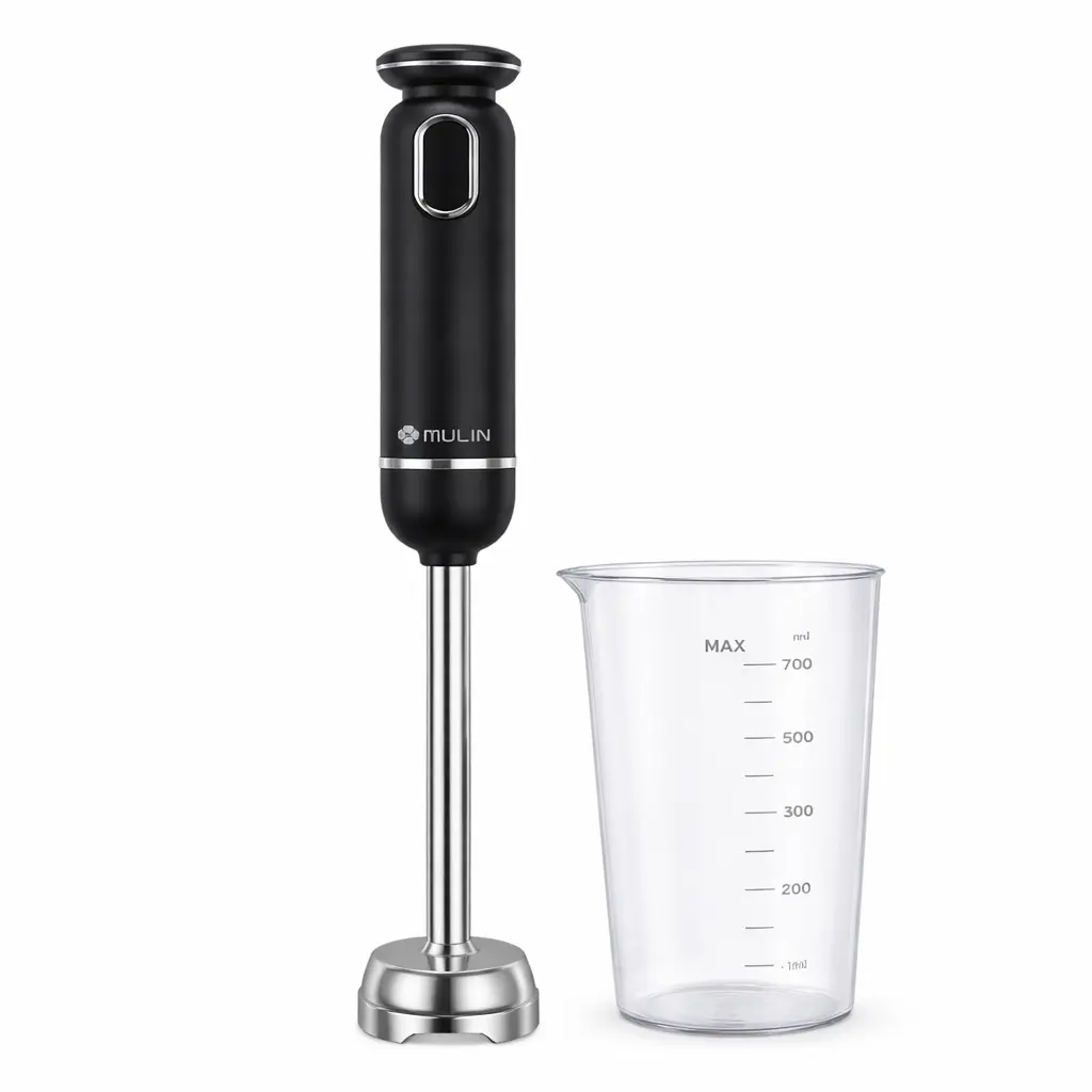 Mulin 2-in-1 Hand Blender Set 600W Black (FJ-444BK) 1 pc