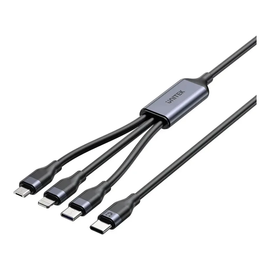 3-in-1 Fast Charging Cable 1.5m (USB-C/Micro USB/Lightning) 1 pc