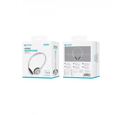 Unico Wired Earphones White (EP2603) 1 pc