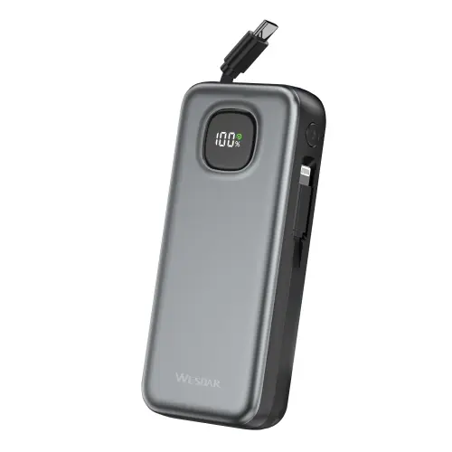 Wesdar 10,000mAh Power Bank 35W Black (S1526) 1 pc