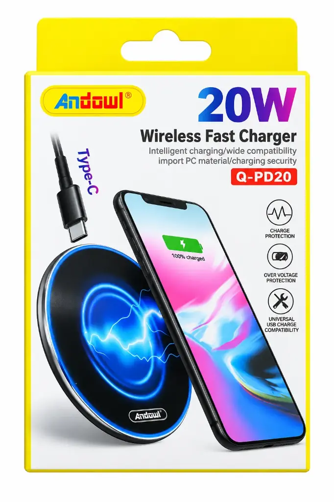 20w Andwol Wireless Fast Charger