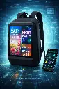 T 41 Bag Backpack Riding Backpack Led Control Phone Smart