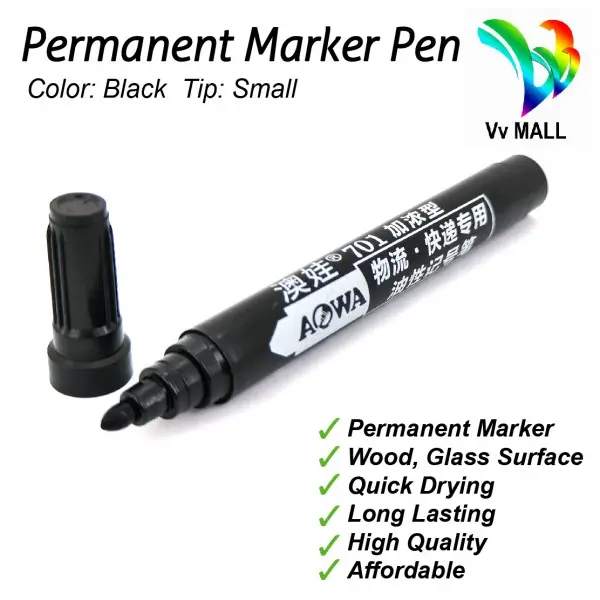 Black permanent marker