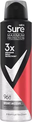 Sure Men Maximum Protection Anti-Perspirant Aerosol Sport Active 150 ml