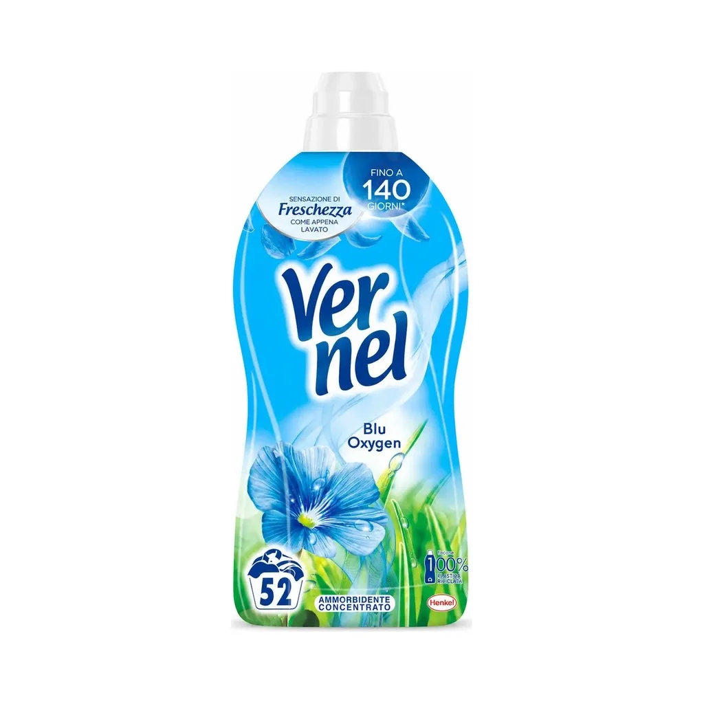 Vernel Blue Oxygen Fabric Softener 1.452 L (20 + 2 Washes)