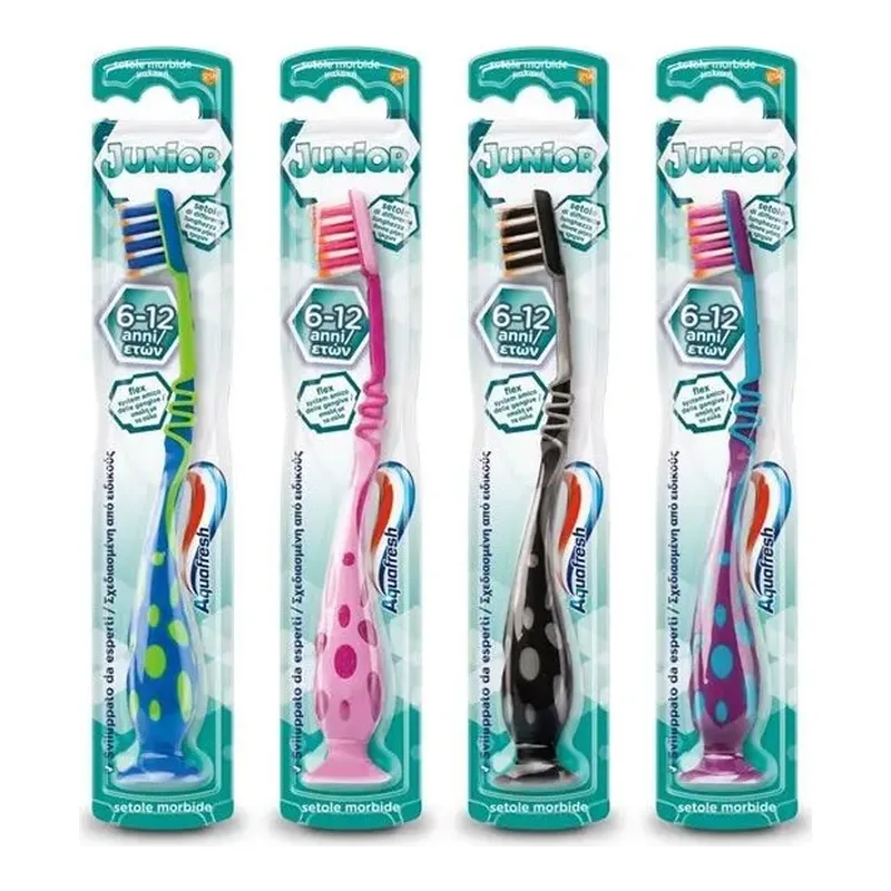 Aquafresh Flex Junior Toothbrush 6–12 Years (Assorted Colors) 1pc 20g