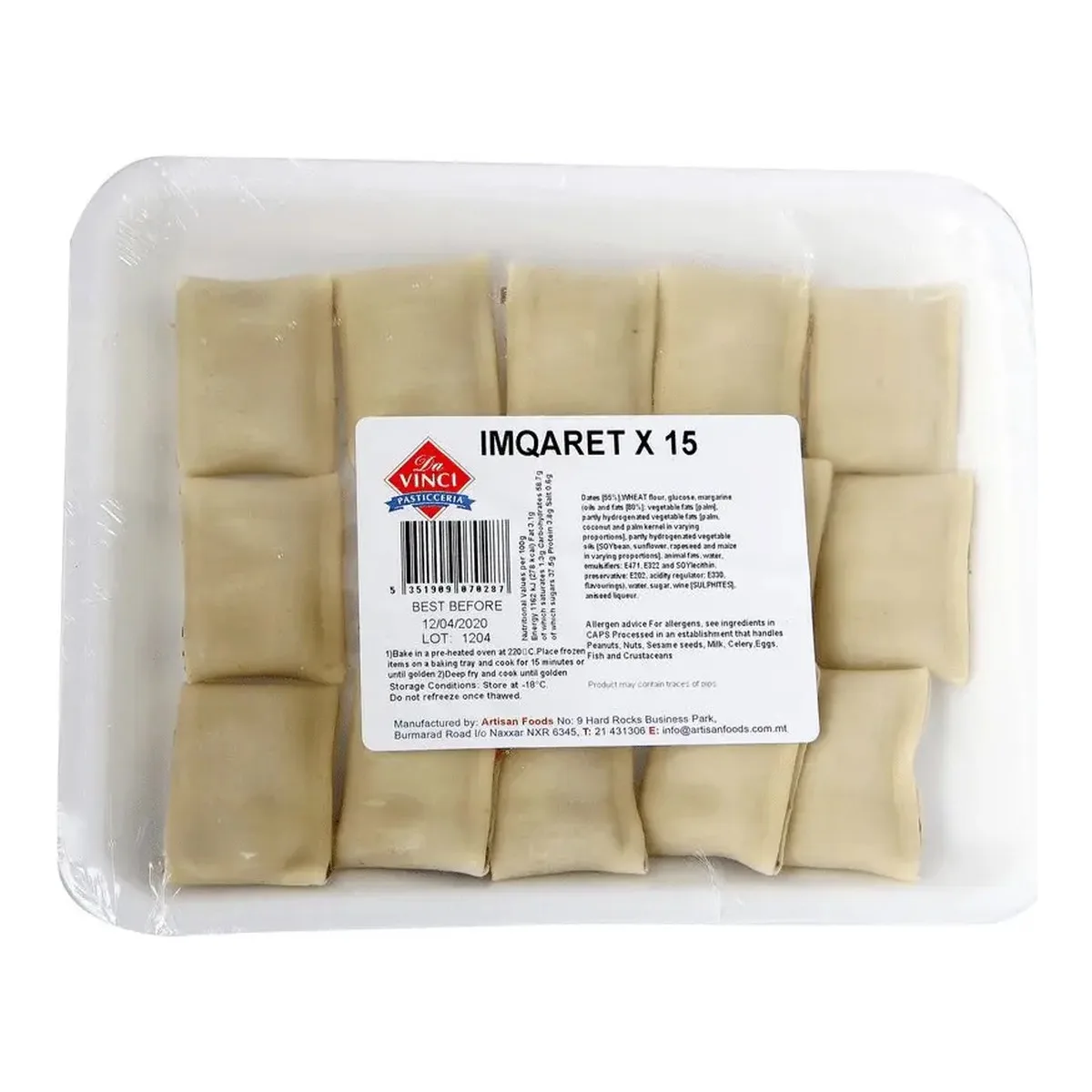 IMQARET Small Frozen x15