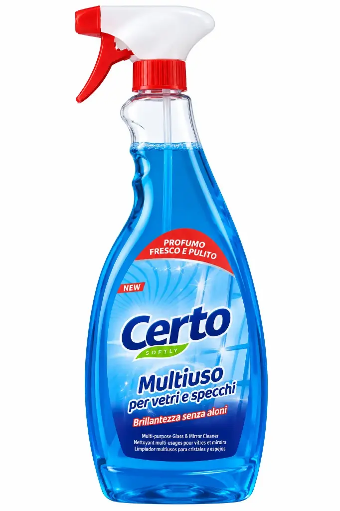 Certo Multiuso per Vetri e Specchi.