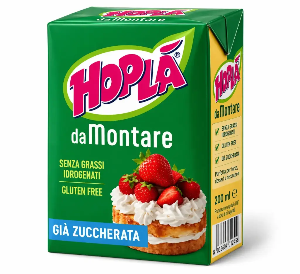 Hopla' Non-Hydrogenated Vegetable Cream 200ml