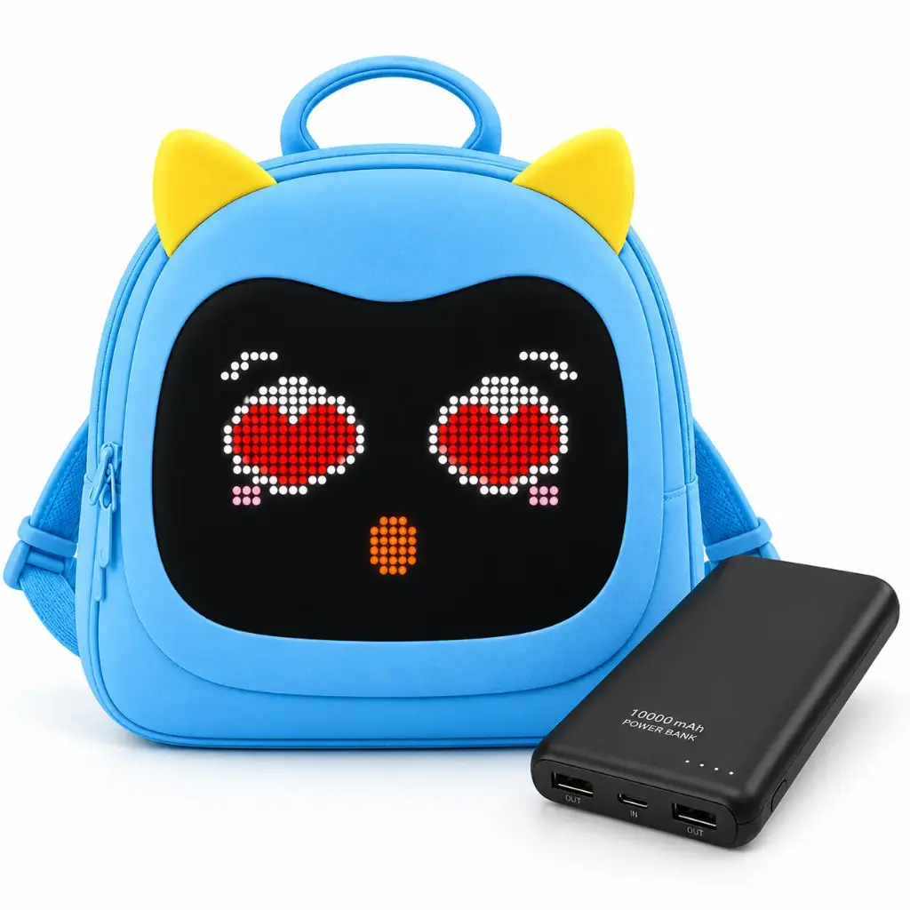 Cat Backpack LOY LED Backpack + Powerbank 