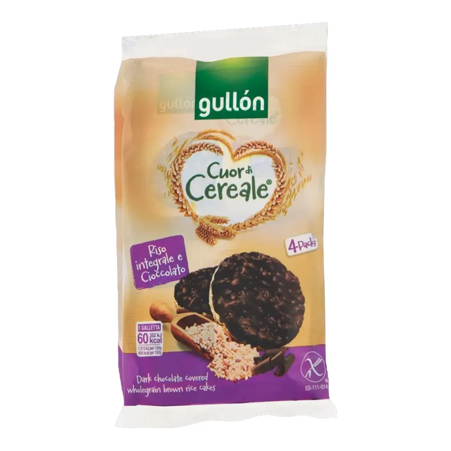 Gullón Gluten Free Cuor di Cereale Brown D. Choc. 26.3g
