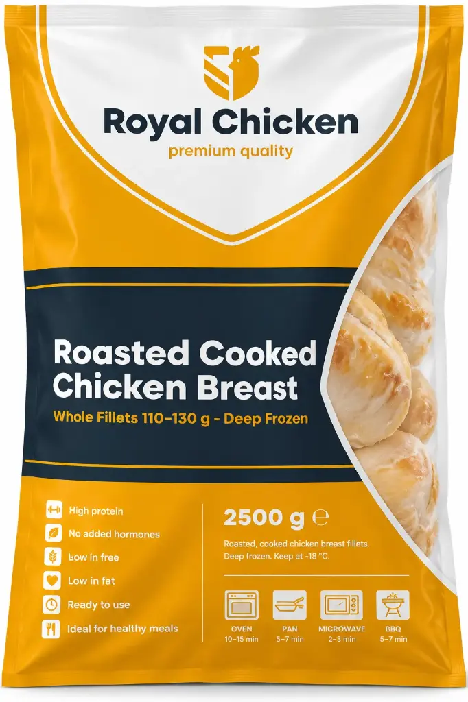 Royal Roasted Chicken Strips 2.5 Kg