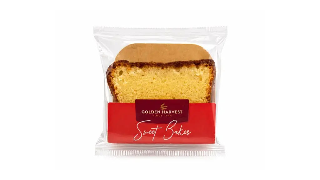 Golden Harvest Sweet Plain Cake Slice 115g