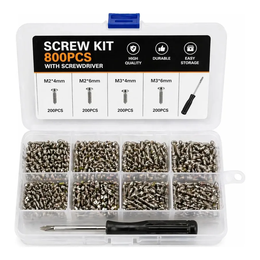 Screw Kit 800pcs with Screwdriver