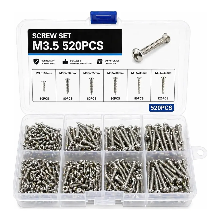 Screw Set M3.5 520pcs