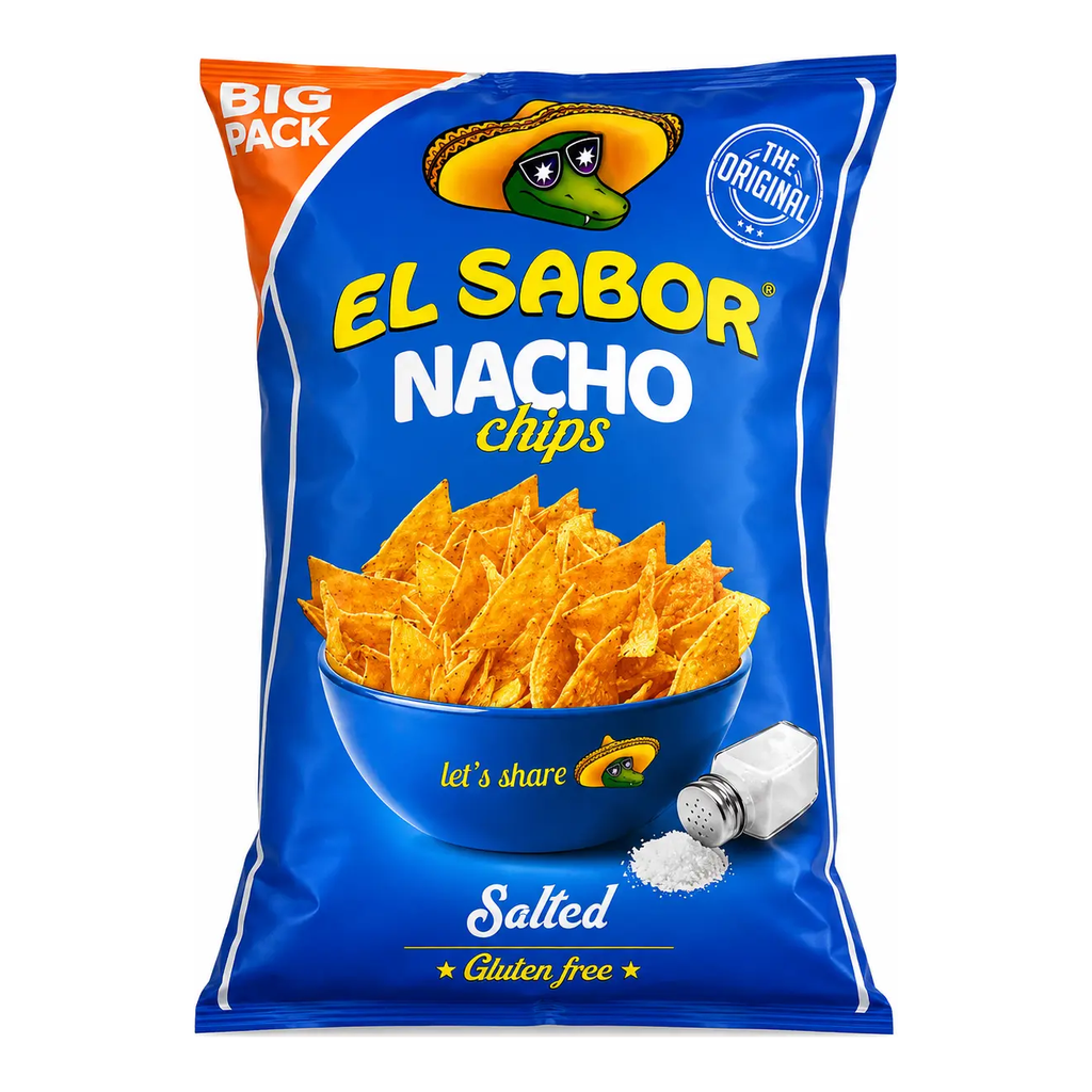 El Sabor Nachos Natural 180g