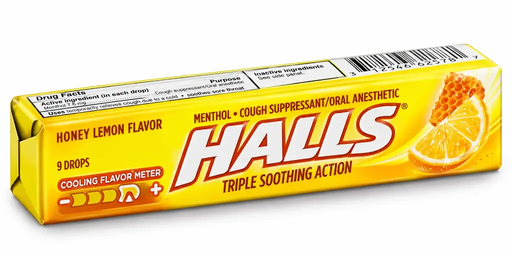 Halls Honey & Lemon Flavor 32g