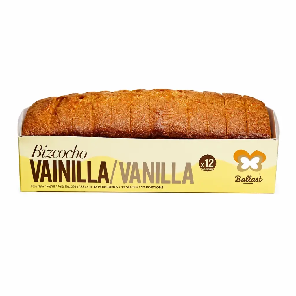 Ballara No Added Sugar Cake Vanilla 400g