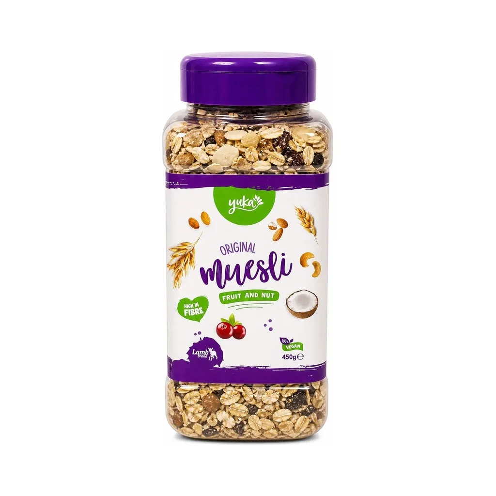 YUKA CerealsMuesli Fruit & Nut 450g