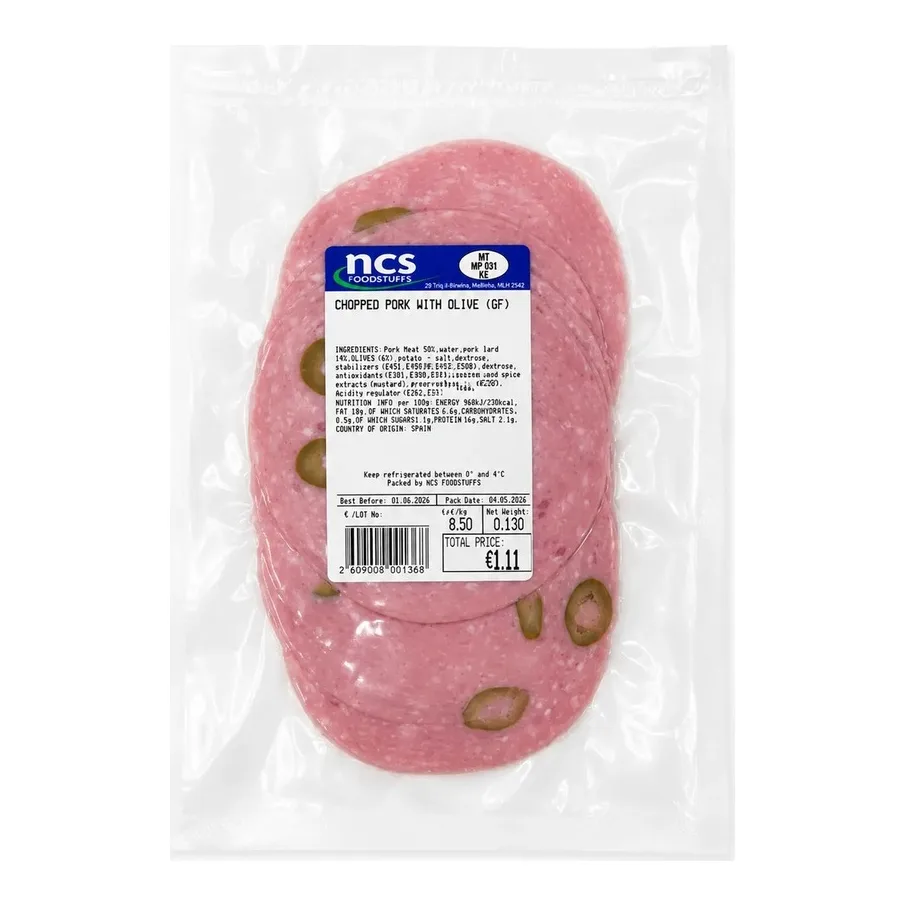 Chopped Pork Olive
