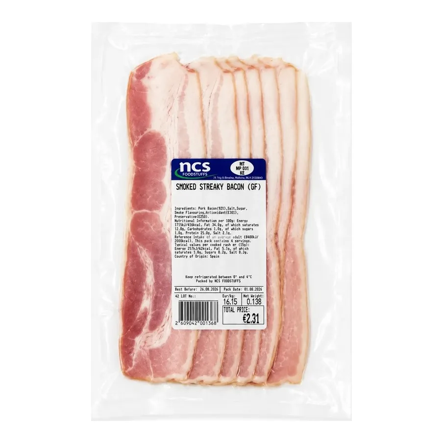 Smoked Streaky Bacon 