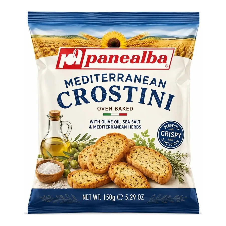 Panealba Mediterranean Crostini
