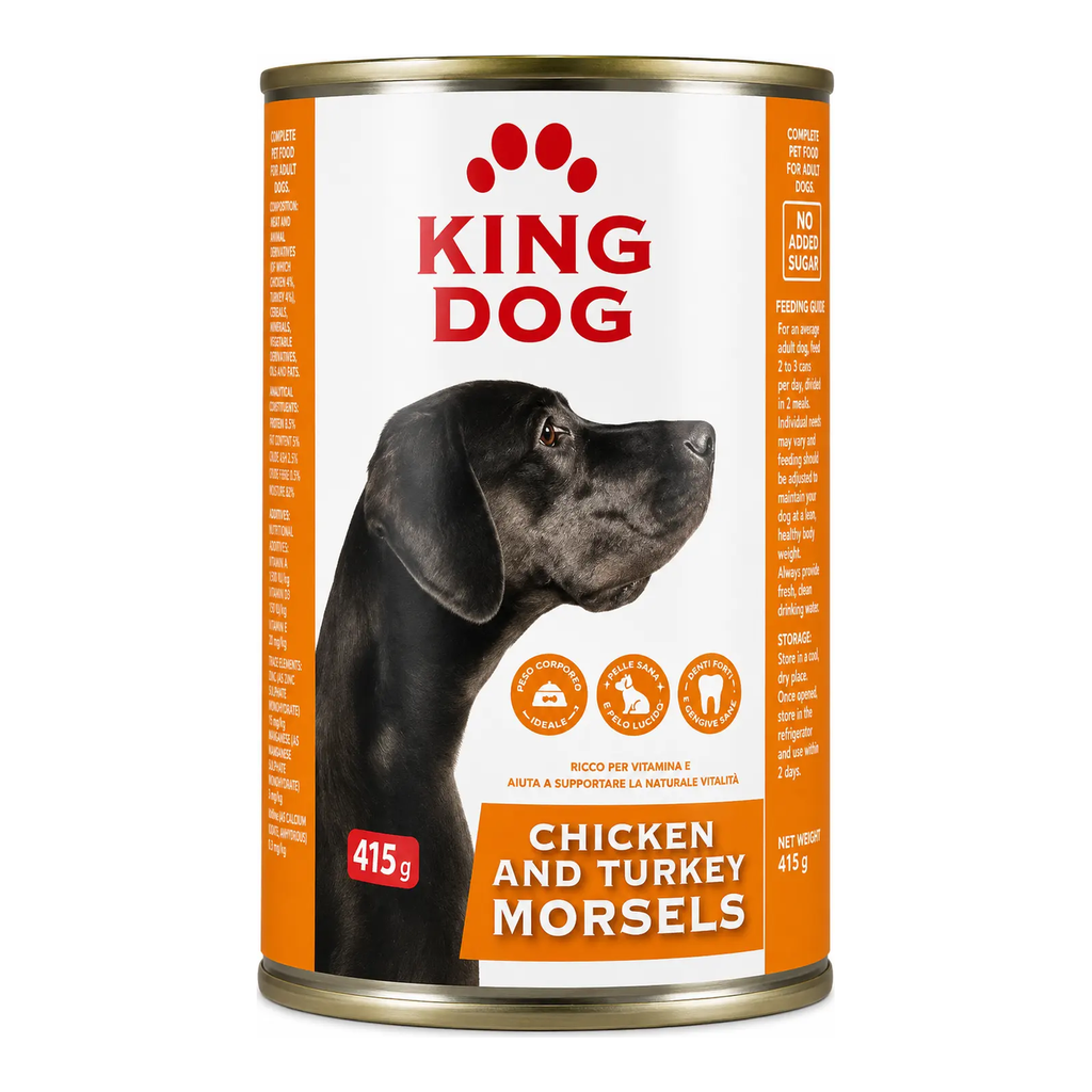 King Dog Chicken Chunks 415g