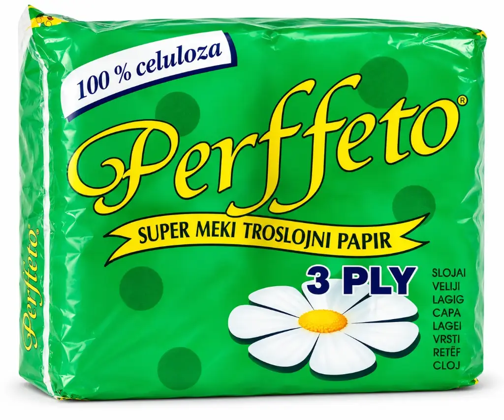 Perffeto Toilet Paper  4/1 Green