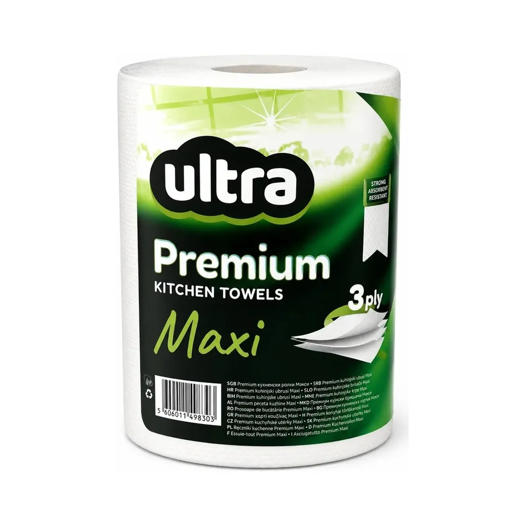 Ultra Premium Kitchen Roll 3PLY Maxi 1/1