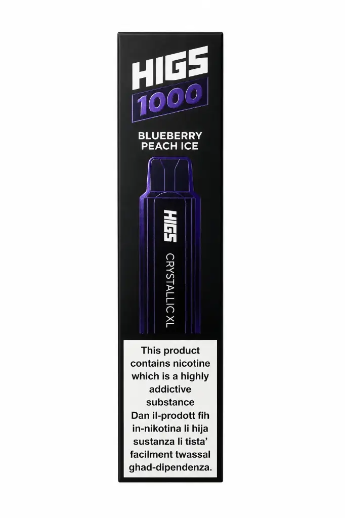 High 1000 Blueberry Peach Ice