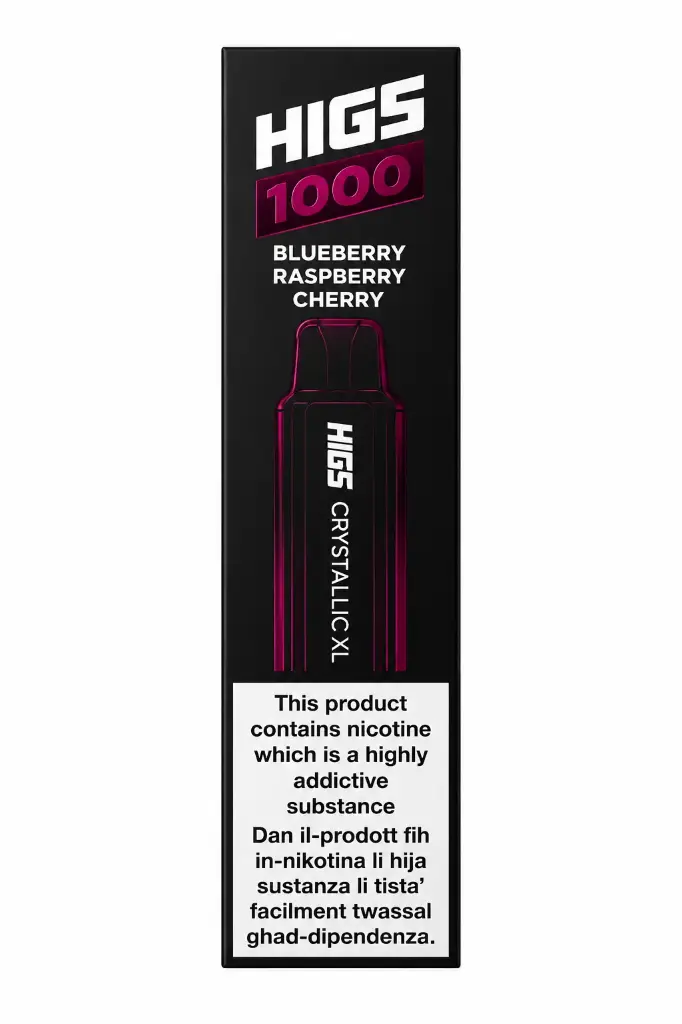 High 1000 Blueberry Raspberry Cherry 