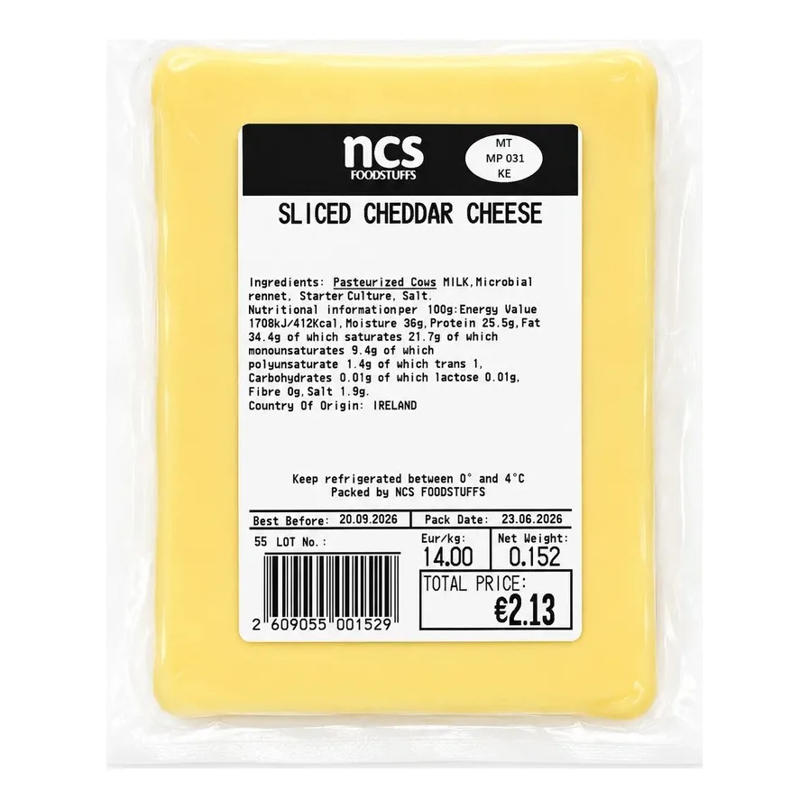 Slice Cheddar Cheese