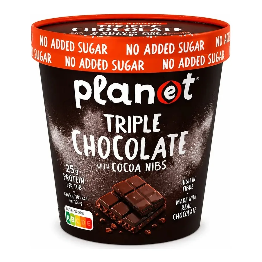 Planet Triple Chocolate No Sugar Tub 420ml