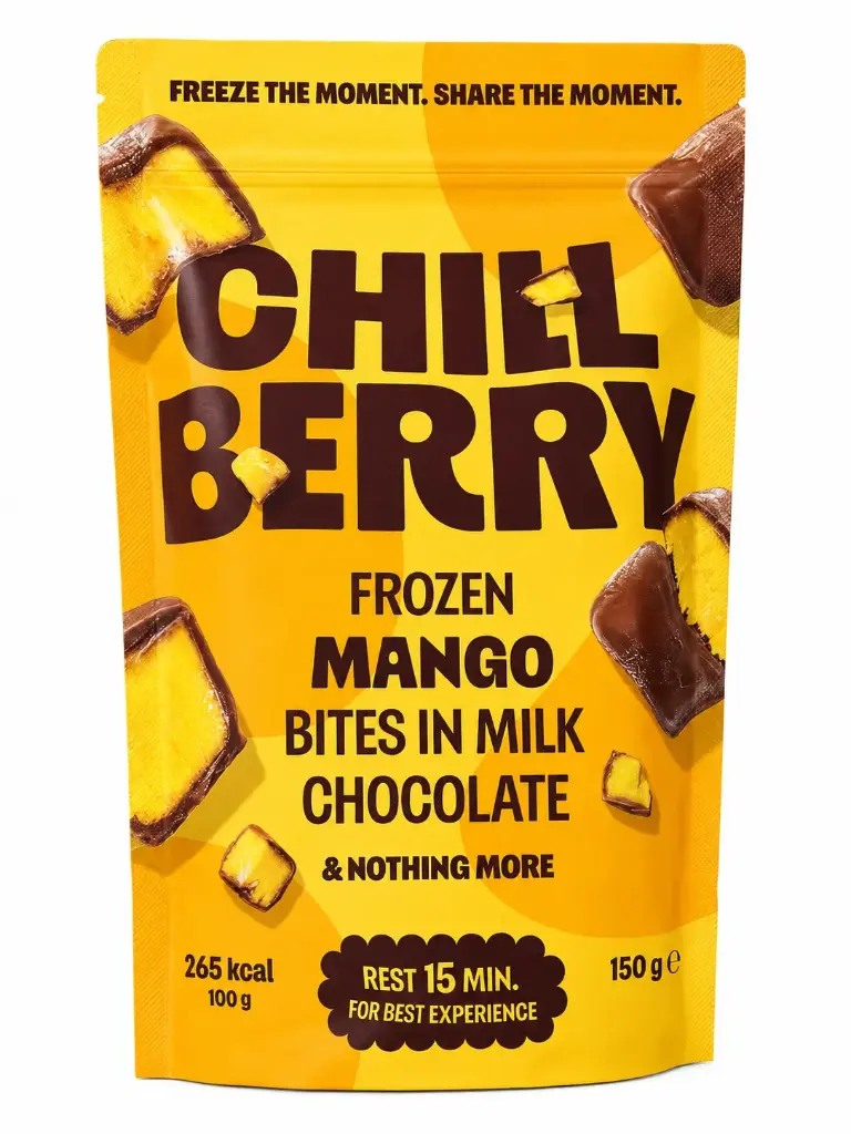 Chillberry Mango in Milk Chocolate 150g