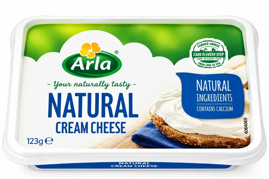 Arla Cream Cheese Natural 123g