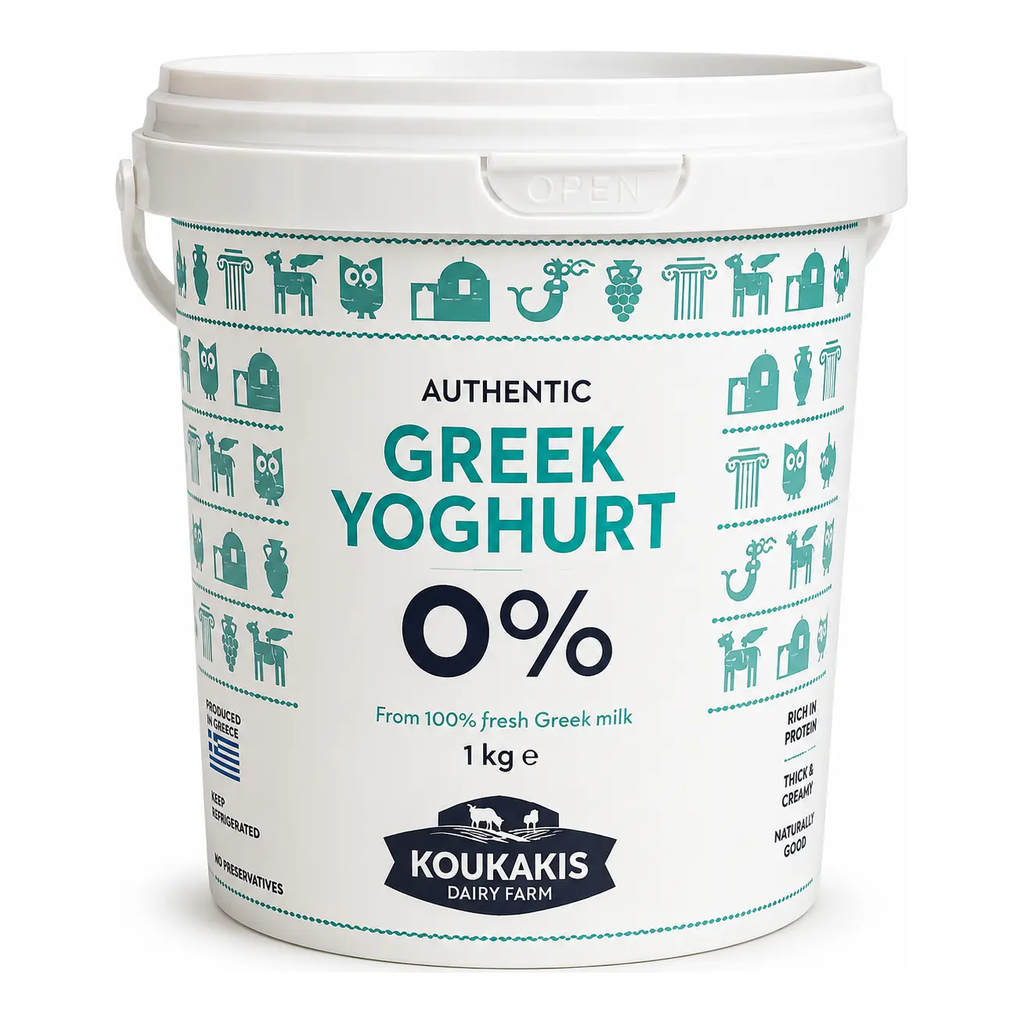 Koukakis Greek Yoghurt 0% 1kg