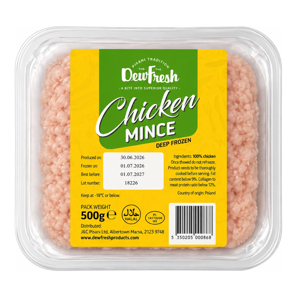 Dewfresh Chicken Mince 500g