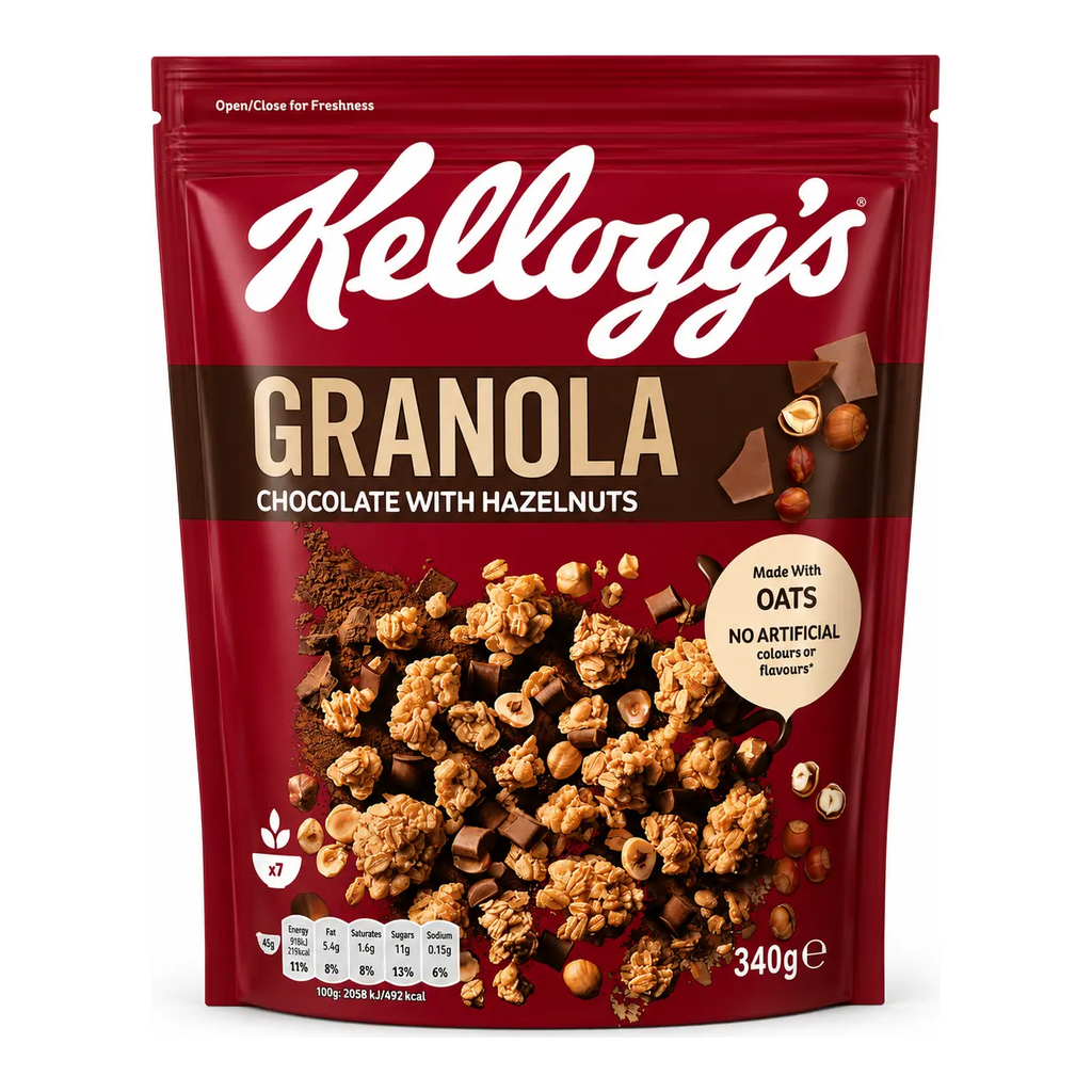 Kellogg’s Extra Chocolate & Hazelnut Granola
