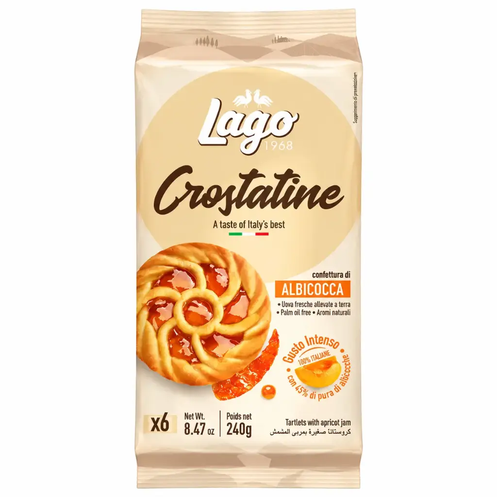 Lago Apricot Crostata 6x40g