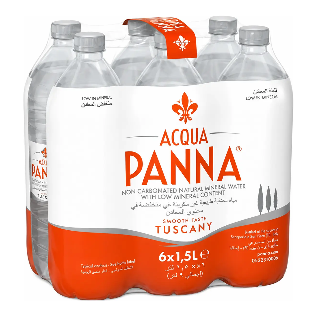 Acqua Panna Natural Mineral Water 6x1.5L
