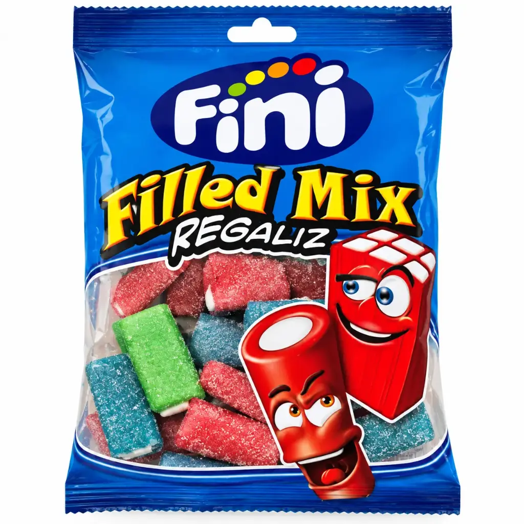 FINI 124 Fini Filled Mix Regaliz Gummies